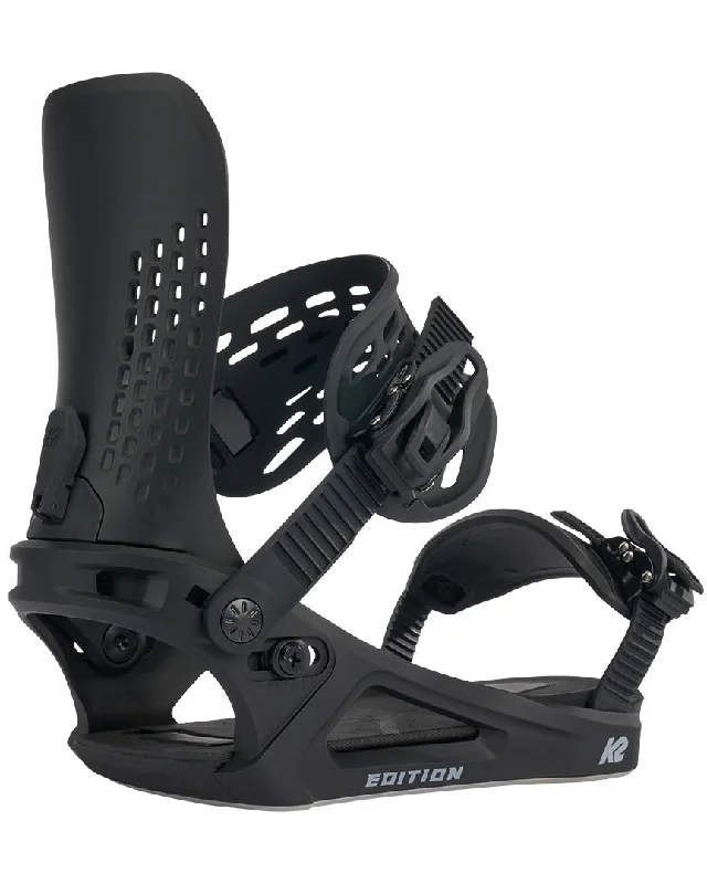 Edition Snowboard Bindings - Black 2024