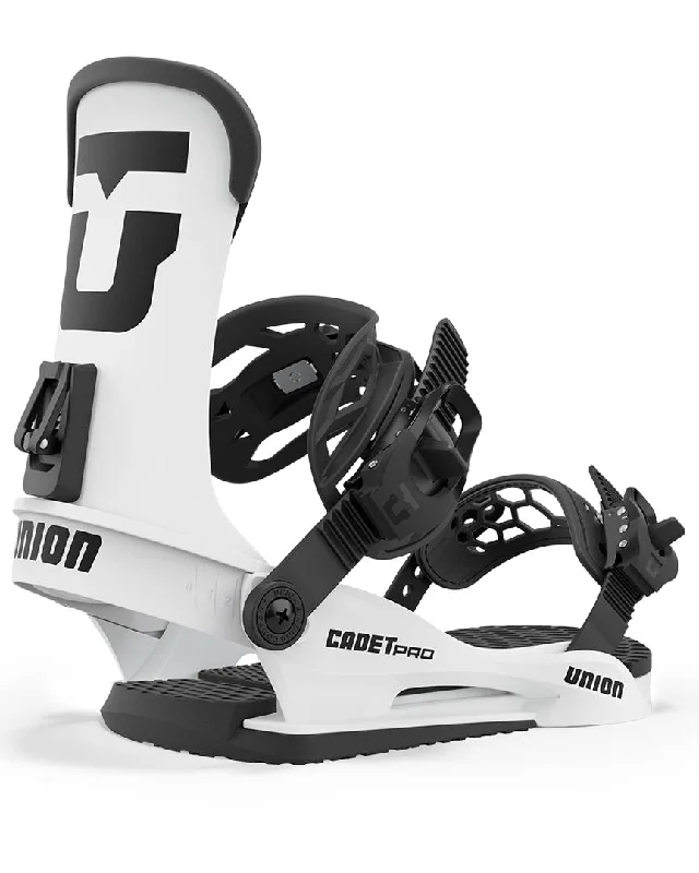 Cadet Pro Snowboard Bindings - White 2025