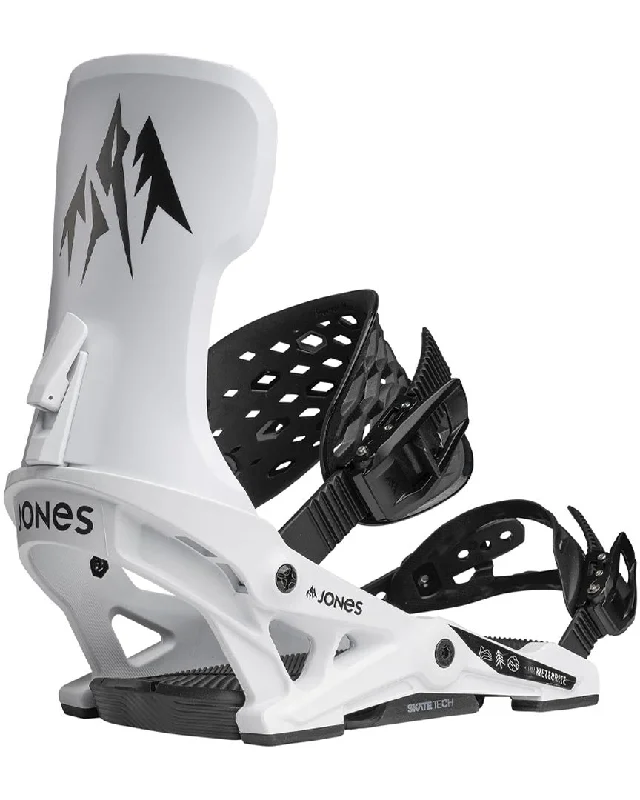 Meteorite Snowboard Bindings - Snow White 2025