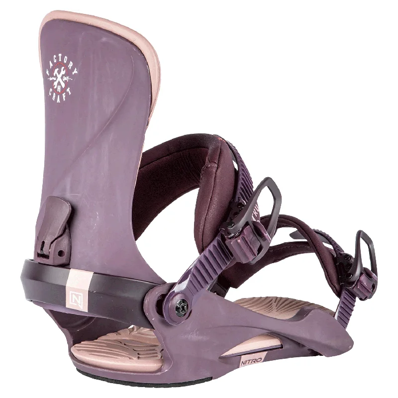 Nitro Women's Cosmic Snowboard Bindings 2024 Factory Craft Series