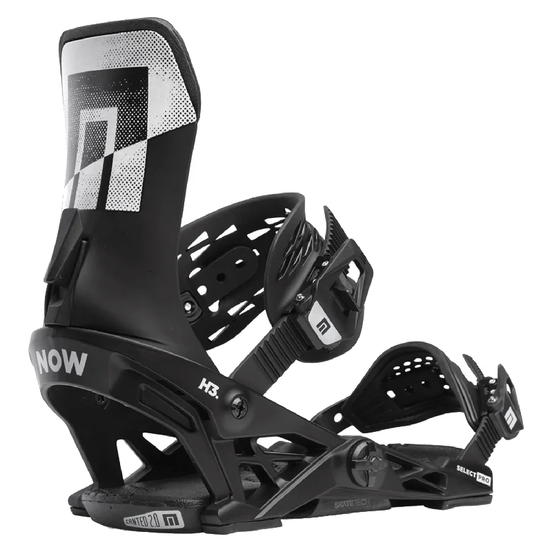 Now Men's Select Pro Snowboard Bindings 2024 Black